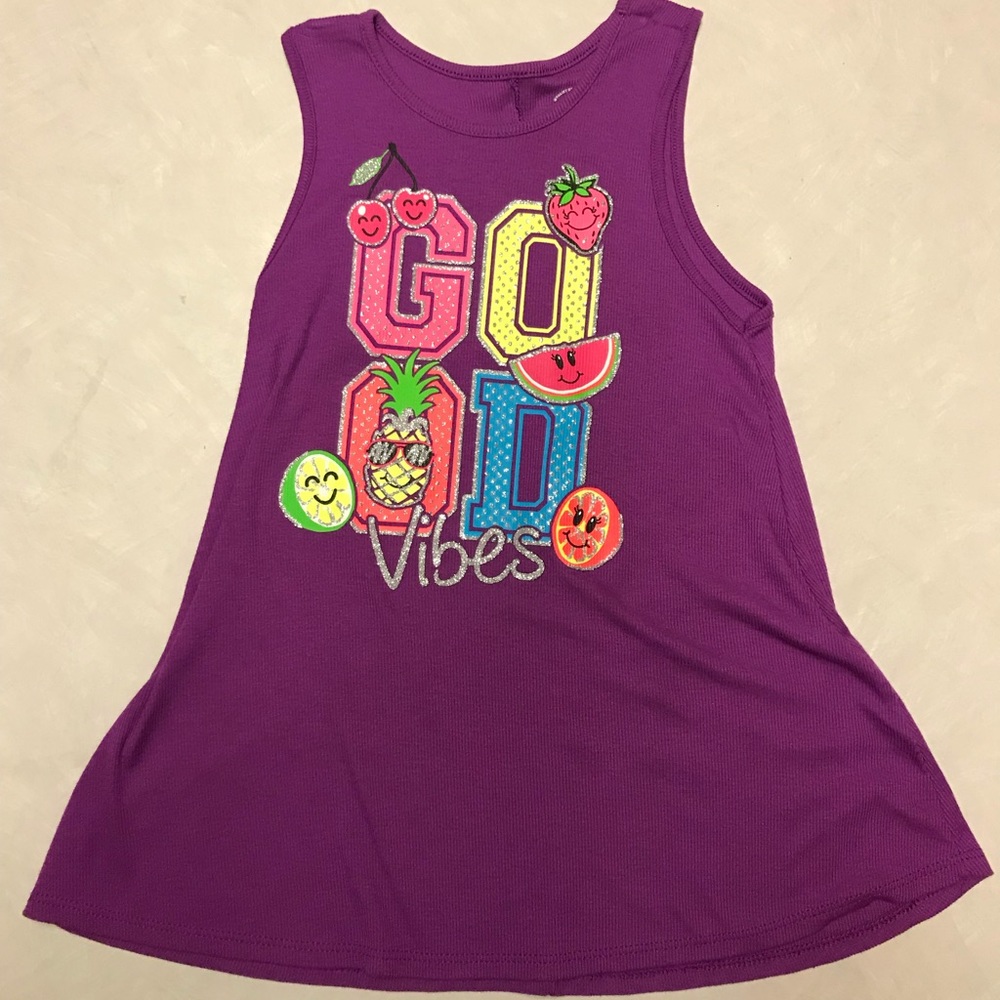 Kids ‘Good Vibes’ flowy tank top